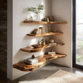 Rustic Floating Wall Shelf